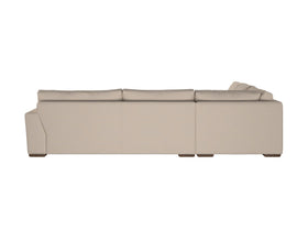 Guddu Large Left Hand Corner Sofa - Recycled Cotton Flax-nkuku