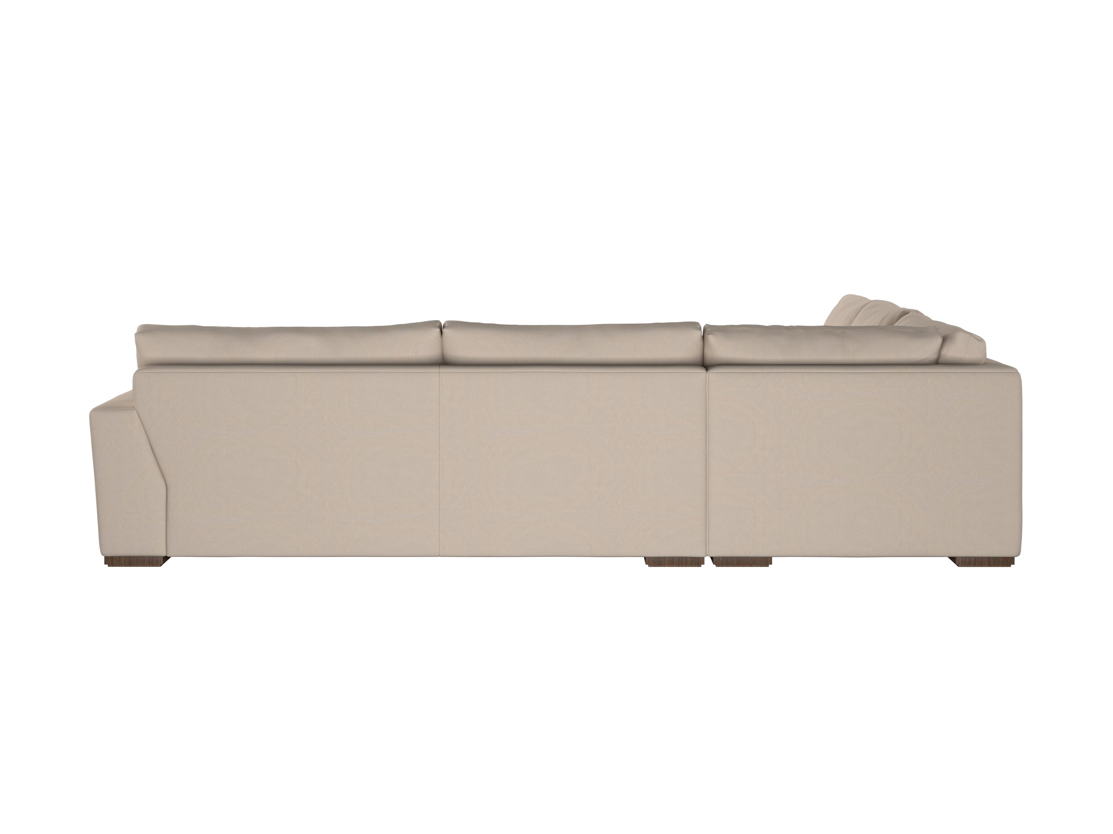 Guddu Large Left Hand Corner Sofa - Recycled Cotton Flax-nkuku