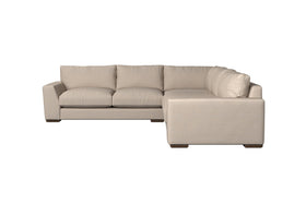 Guddu Large Left Hand Corner Sofa - Recycled Cotton Thunder-nkuku