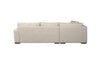 Guddu Large Right Hand Corner Sofa - Brera Linen Granite-nkuku