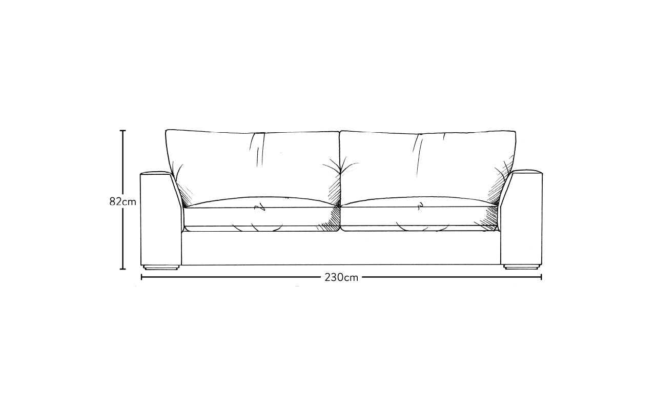 Guddu Large Sofa - Recycled Cotton Fatigue-nkuku