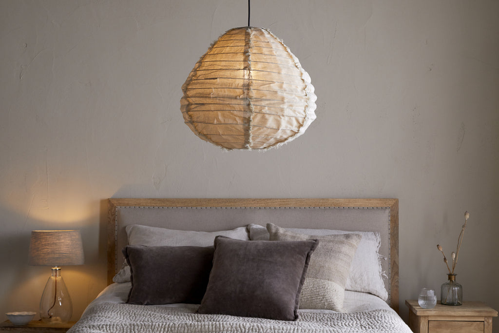 Hirana Linen Lampshade - Natural - Small