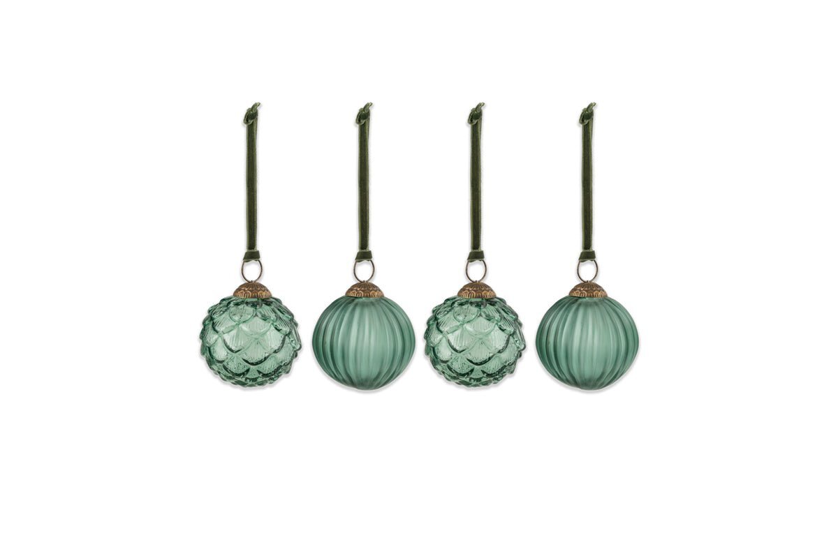 Hara Baubles - Green (Set of 4)