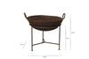 Reclaimed Iron Kadai With Grill - Medium