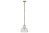 Inayah Recycled Glass Pendant - Clear