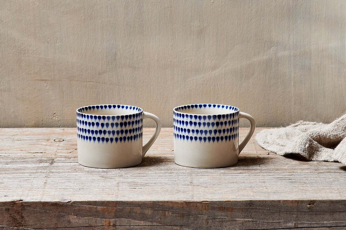 Indigo Drop Mug & Indigo Small