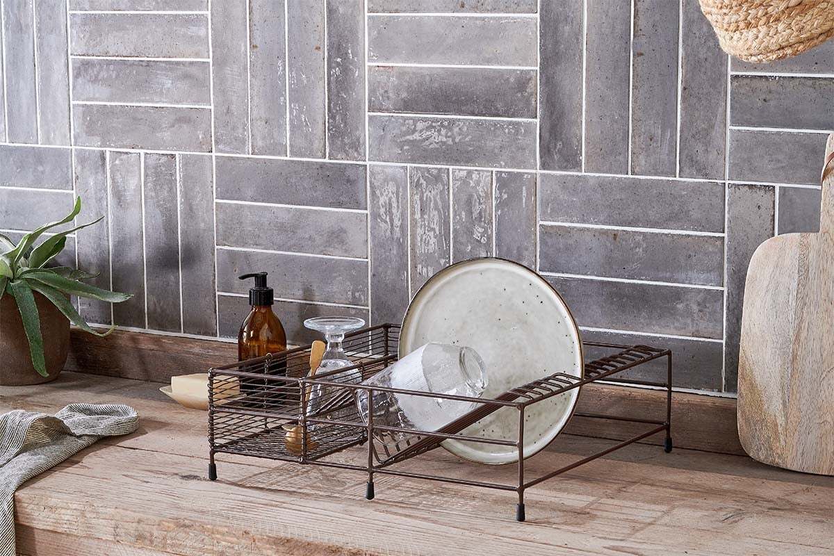 Inkollu Low Dish Rack by nkuku