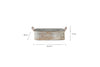 Japos Outdoor Planter Tray - Aged Zinc