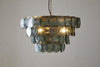 Kagitha Recycled Glass Chandelier - Green
