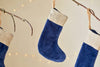 Karru Cotton Velvet Mini Stockings - Indigo (Set of 3)