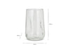 Kotri Recycled Glass Organic Shape Vase - Clear