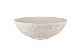 Kayanna Ceramic Decorative Bowl - White