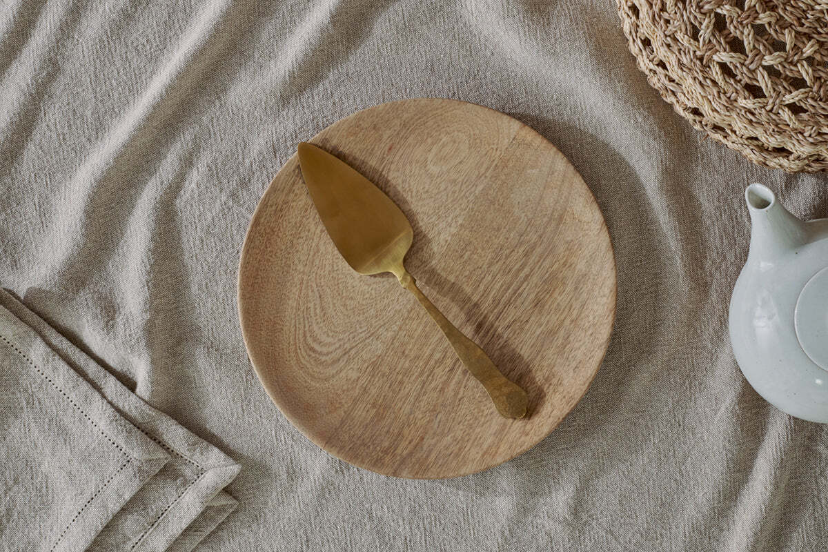 Khana Cake Slice - Brushed Gold