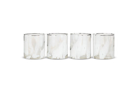 Lohara Tumbler - White (Set of 4)-nkuku