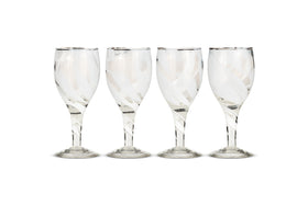 Lohara Wine Glass - White (Set of 4)-nkuku