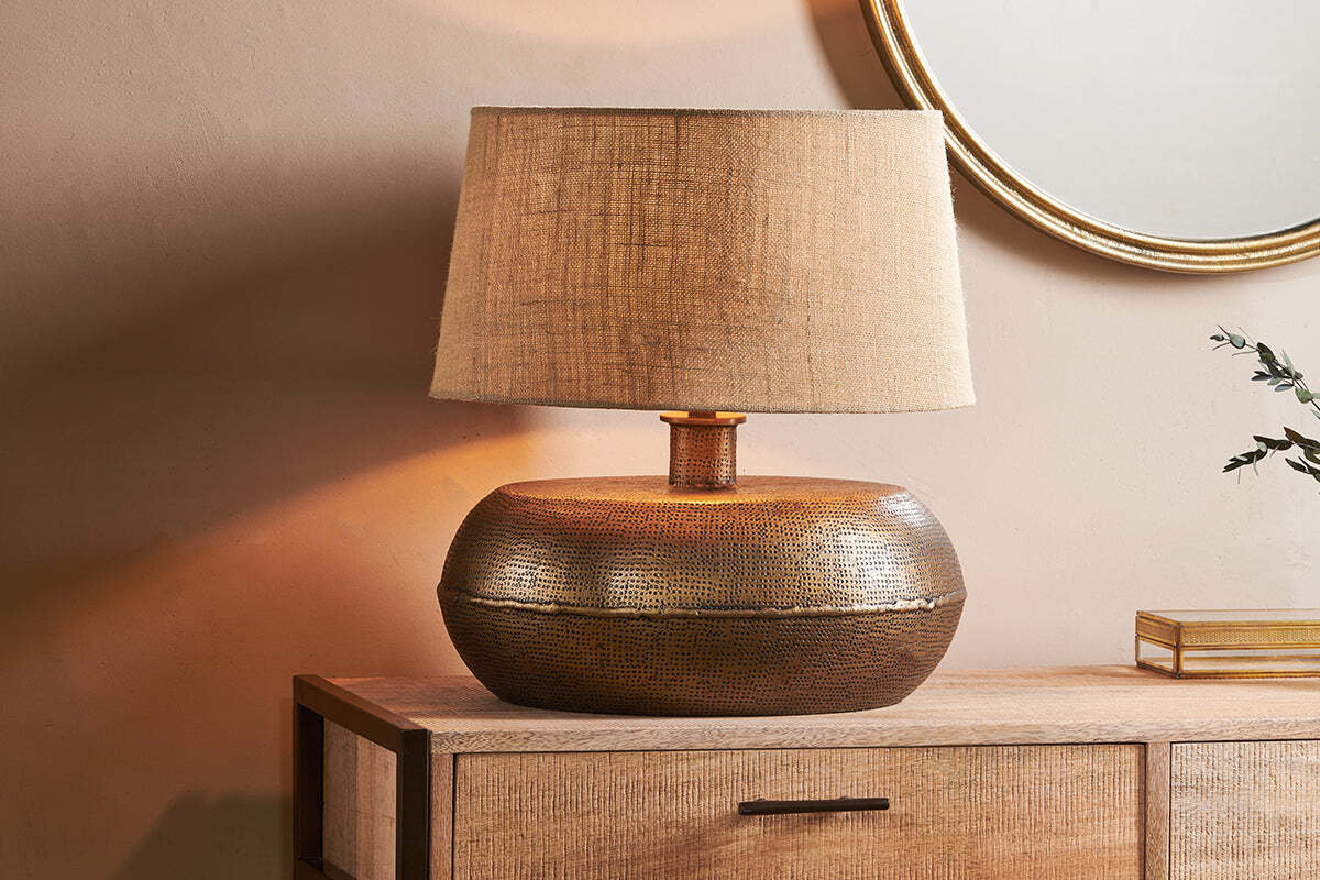 Lumbu Lamp Antique Brass Large