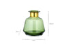 Miza Glass Vase - Green