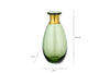 Miza Mini Glass Vase - Green