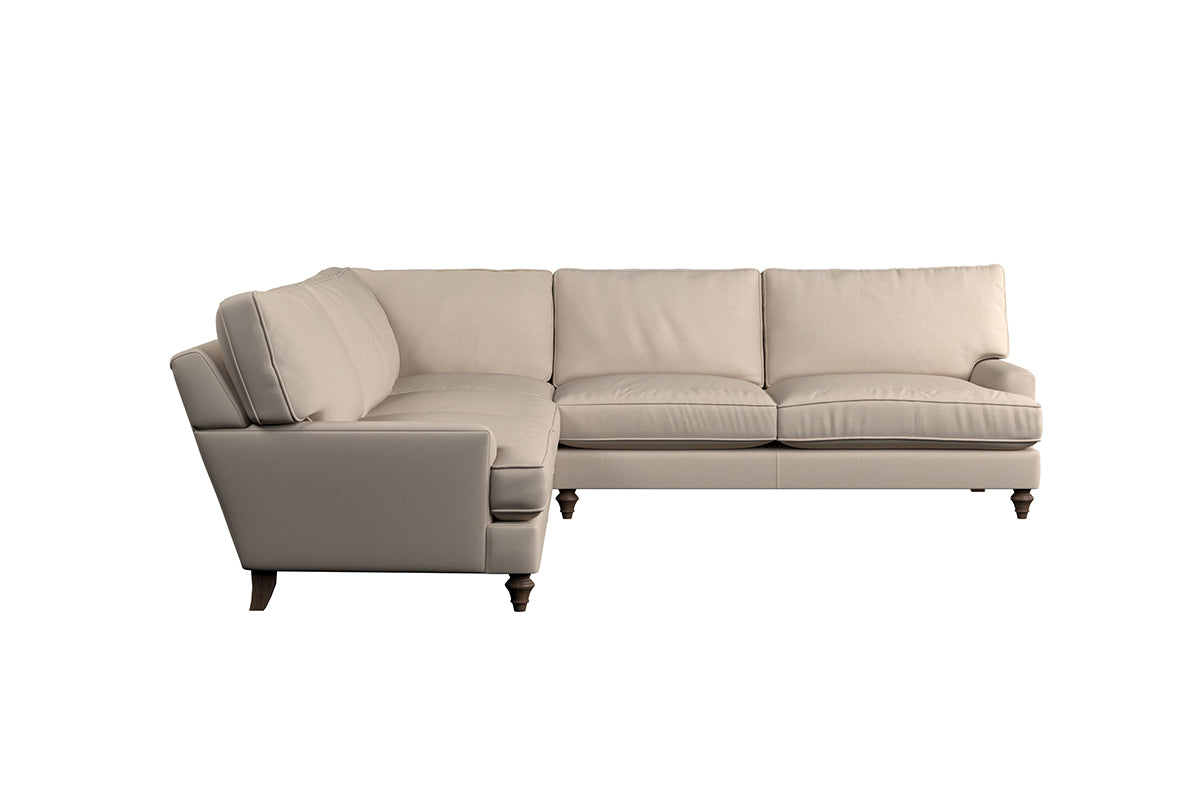 Marri Grand Corner Sofa - Recycled Cotton Seaspray-nkuku