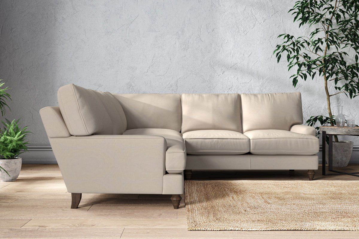 Marri Large Corner Sofa - Recycled Cotton Natural-nkuku