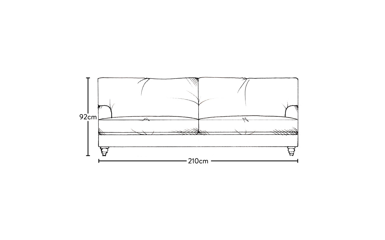 Marri Large Sofa - Recycled Cotton Natural-nkuku