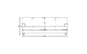 Marri Large Sofa - Recycled Cotton Seaspray-nkuku