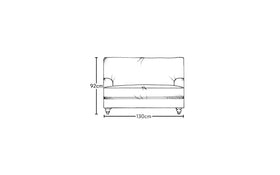 Marri Love Seat - Brera Linen Pebble-nkuku