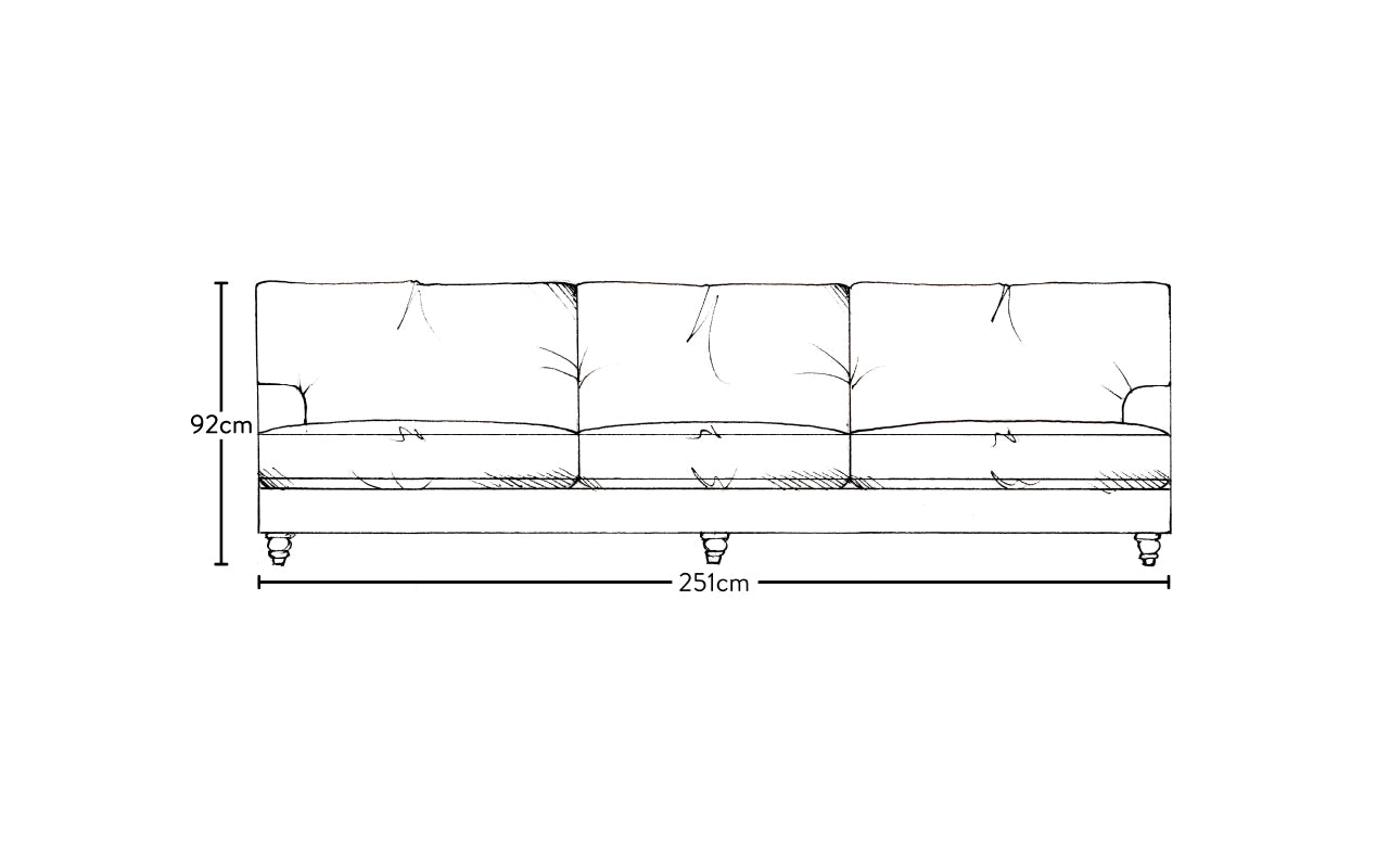 Marri Super Grand Sofa - Brera Linen Jade-nkuku