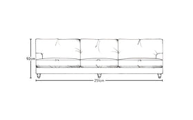 Marri Super Grand Sofa - Brera Linen Natural-nkuku