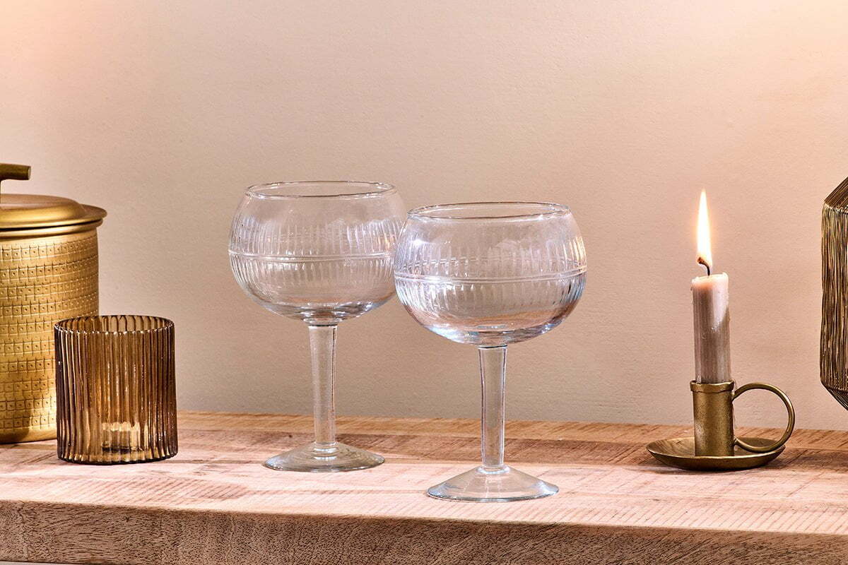 Mila Gin Glass Clear