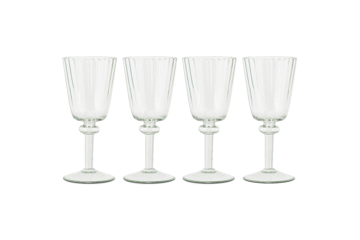 Minati Wine Glass - Clear - (Set of 4)-nkuku