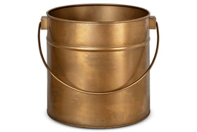 Mosat Iron Fireside Bucket - Antique Brass