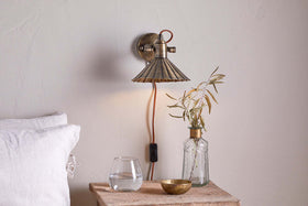 Moti Wall Lamp - Antique Brass