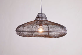 Mukuni Wire Lampshade - Bronze/Black-nkuku