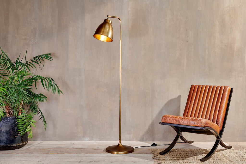 Antique Brass Floor Lamps For Living Room