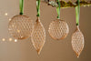 Nirav Wire Baubles - Brass (Set of 4)