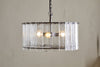 Nauka Statement Pendant - Aged Bronze & Clear