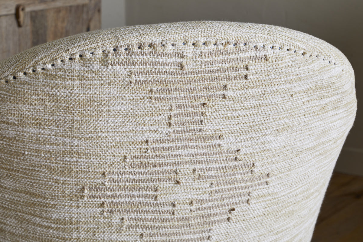 Aranya Cotton & Jute Occasional Chair - Natural