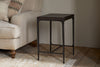 Sita Reclaimed Wood & Iron Side Table - Chocolate Brown