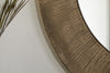 Moto Round Mirror - Antique Brass