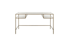 Nakuru Iron & Glass Desk