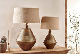 Nalgonda Lamp - Antique Brass - Large