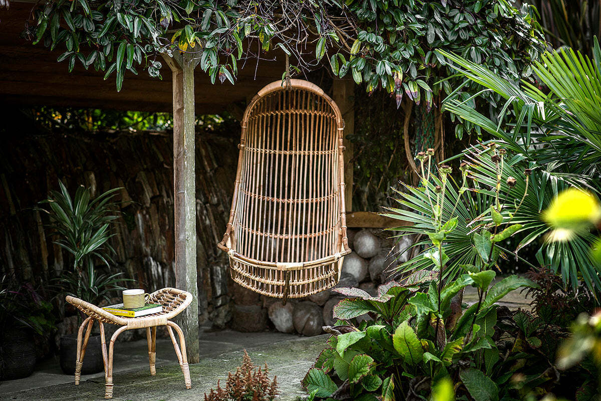 Angry Rattan Chair Nesari Rattan Hanging Chair - Natural