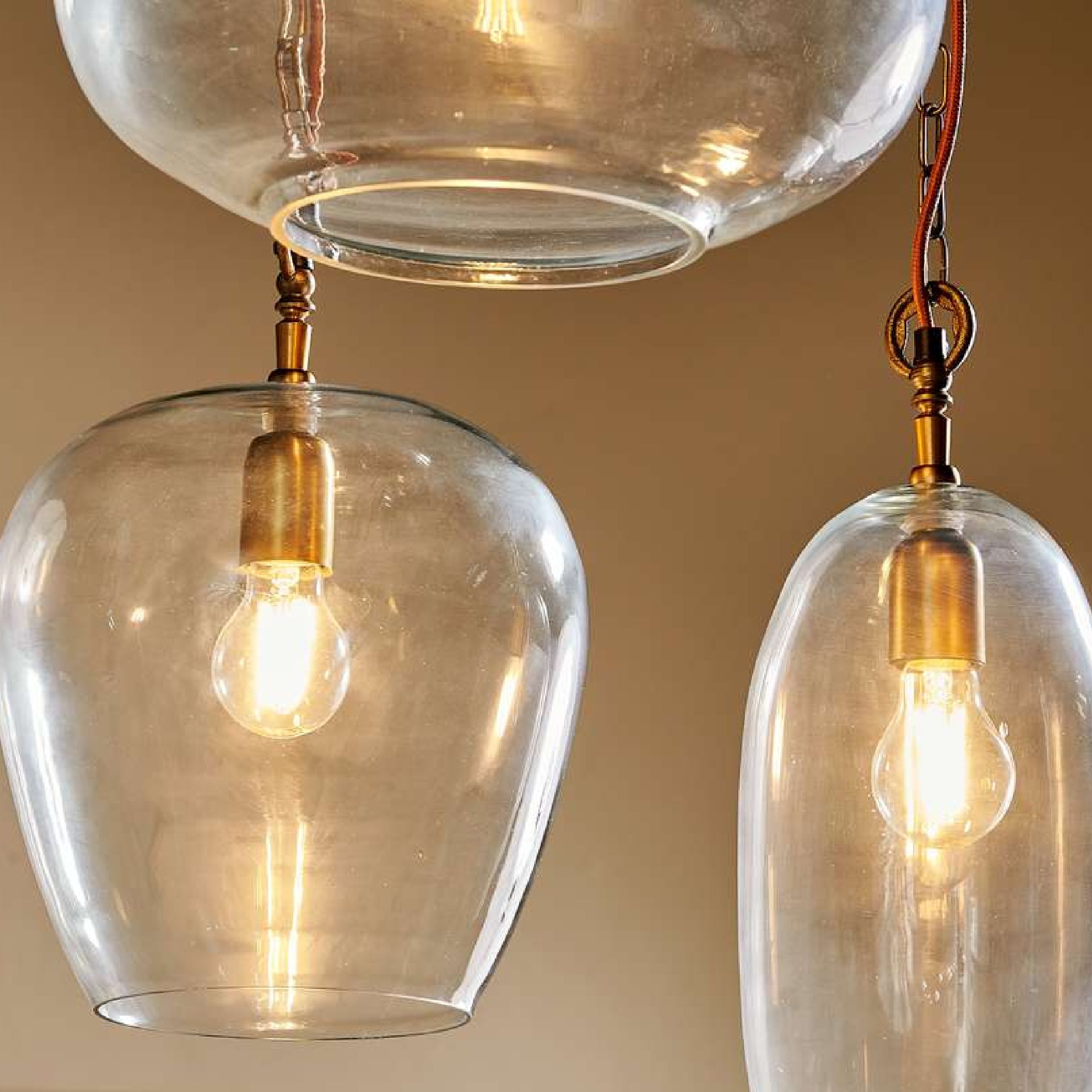 Otoro Statement Recycled Glass Cluster Pendant – Nkuku