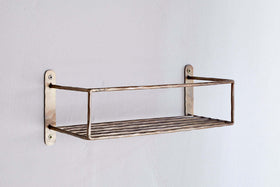 Olani Bathroom Shelf - Antique Brass