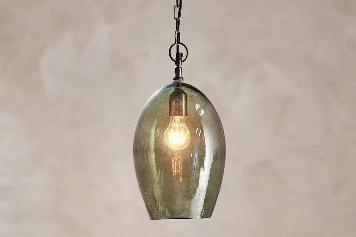 Otoro Recycled Glass Pendant Large Oval
