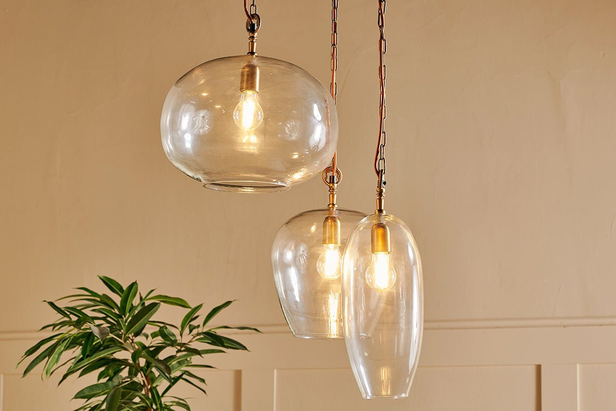 Otoro Statement Recycled Glass Cluster Pendant