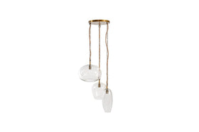 Otoro Statement Recycled Glass Cluster Pendant