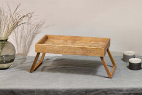 Pawi Mango Wood Breakfast Tray