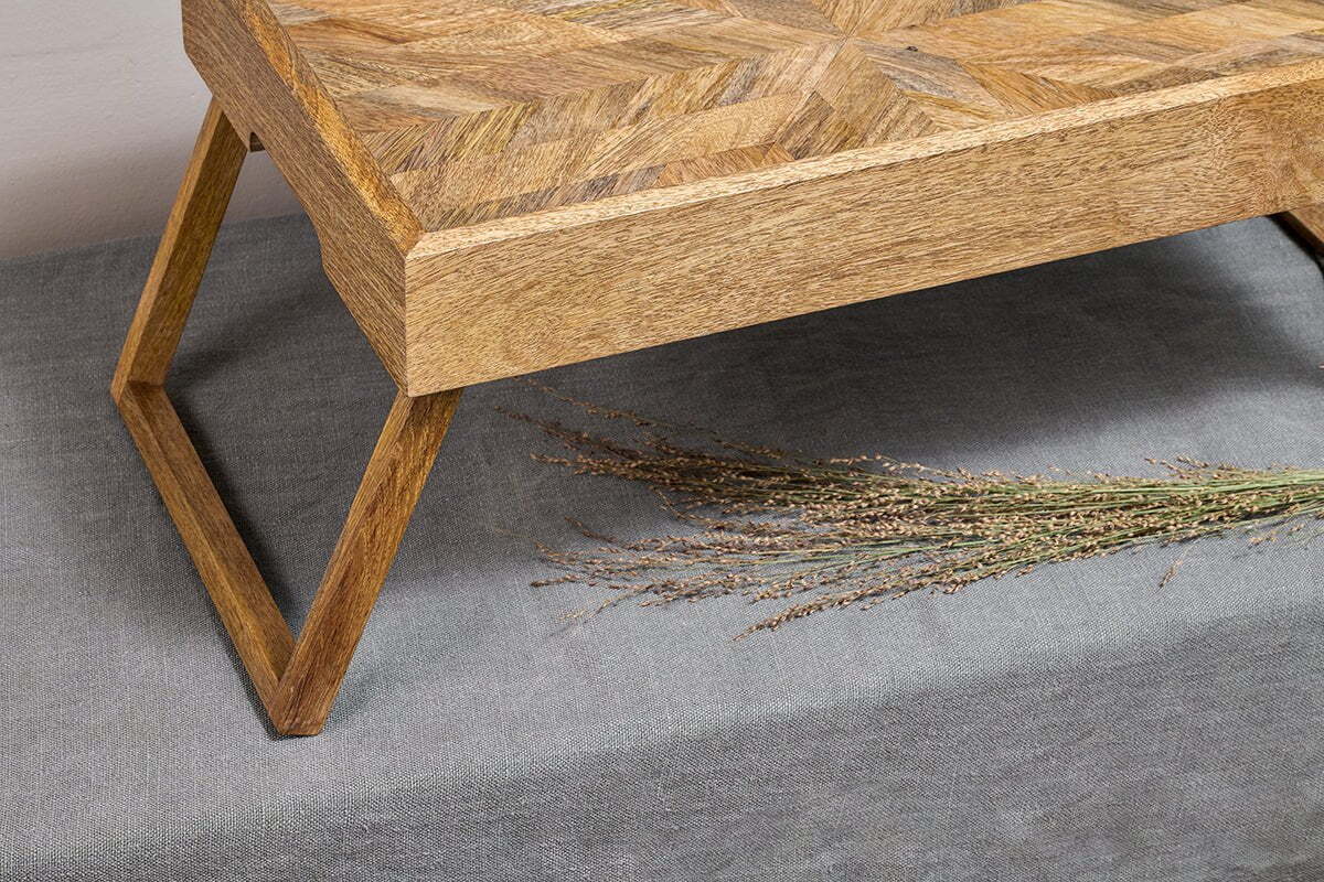 Pawi Mango Wood Breakfast Tray